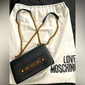 Love Moschino Leather Shoulder Bag (pre-loved)